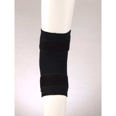F 1291 Ортез коленного сустава неразъемный с пластинами /XL/черный